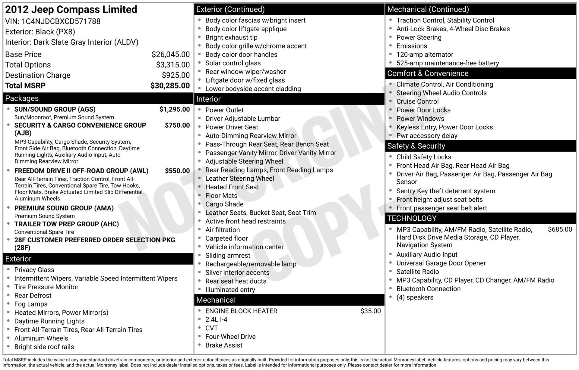 2012 Jeep Compass Limited