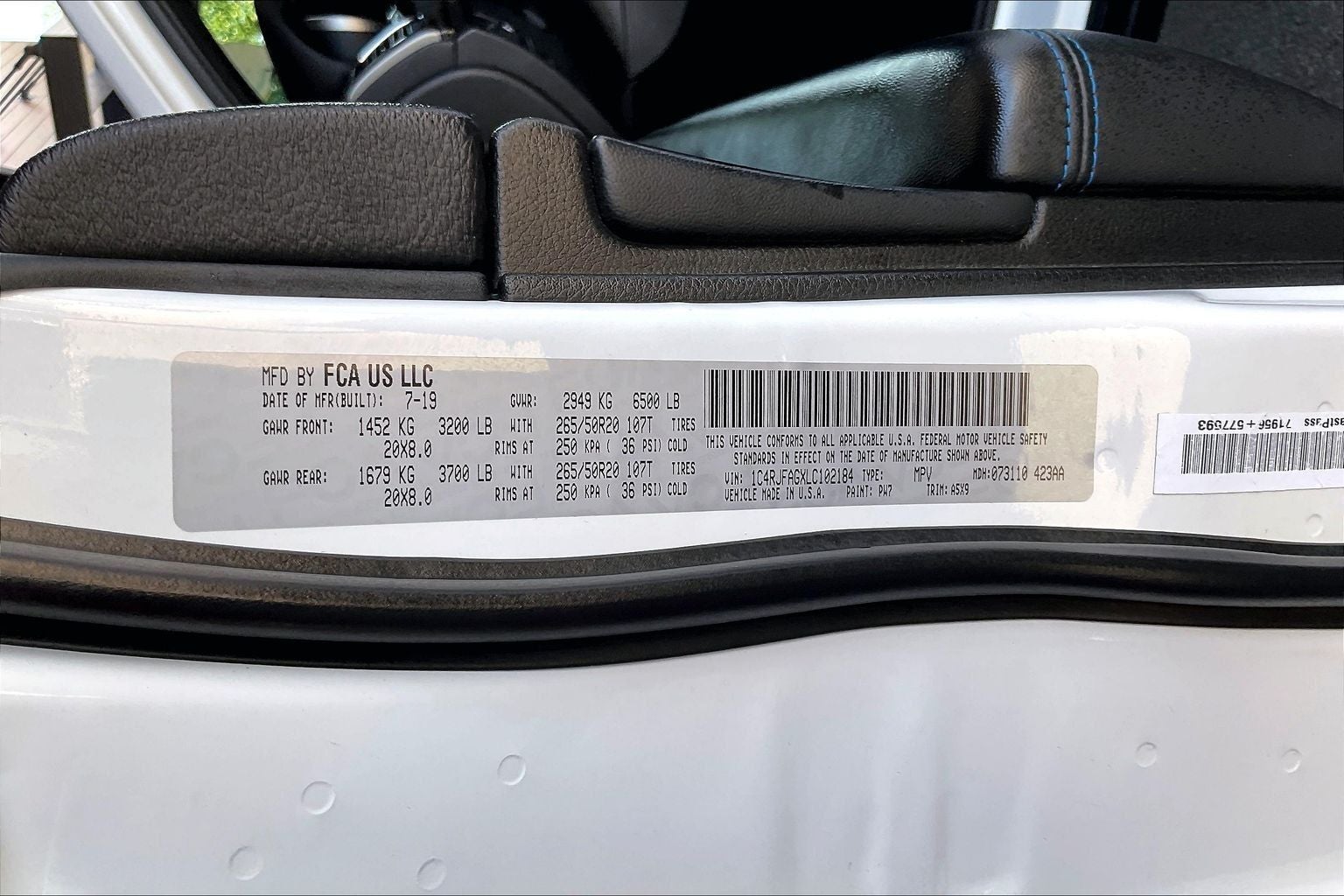 2020 Jeep Grand Cherokee Upland Edition