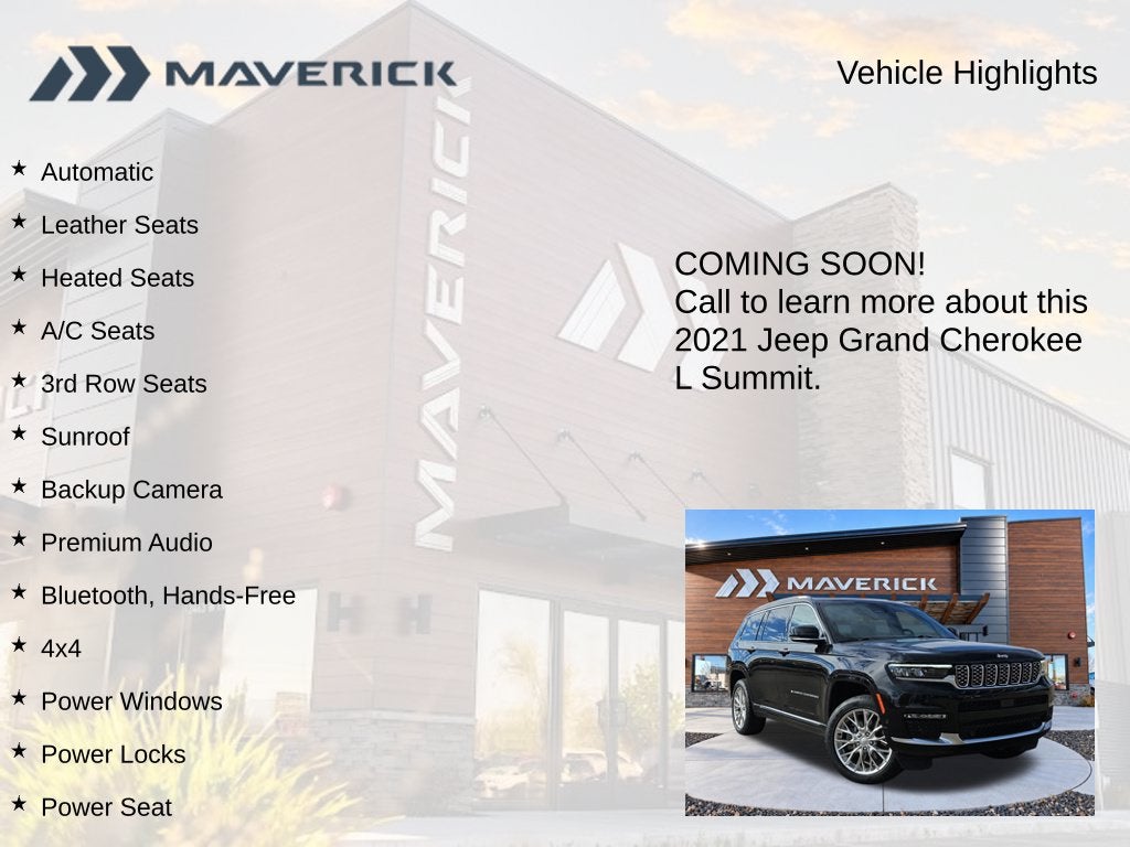 2021 Jeep Grand Cherokee L Summit