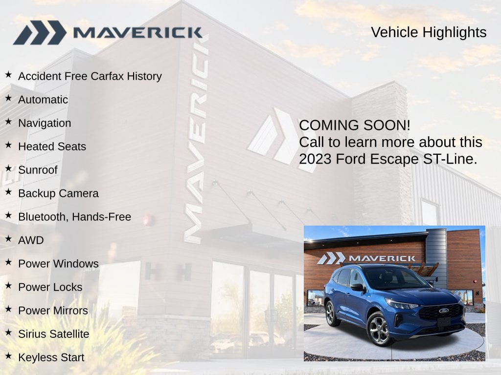 2023 Ford Escape ST-Line