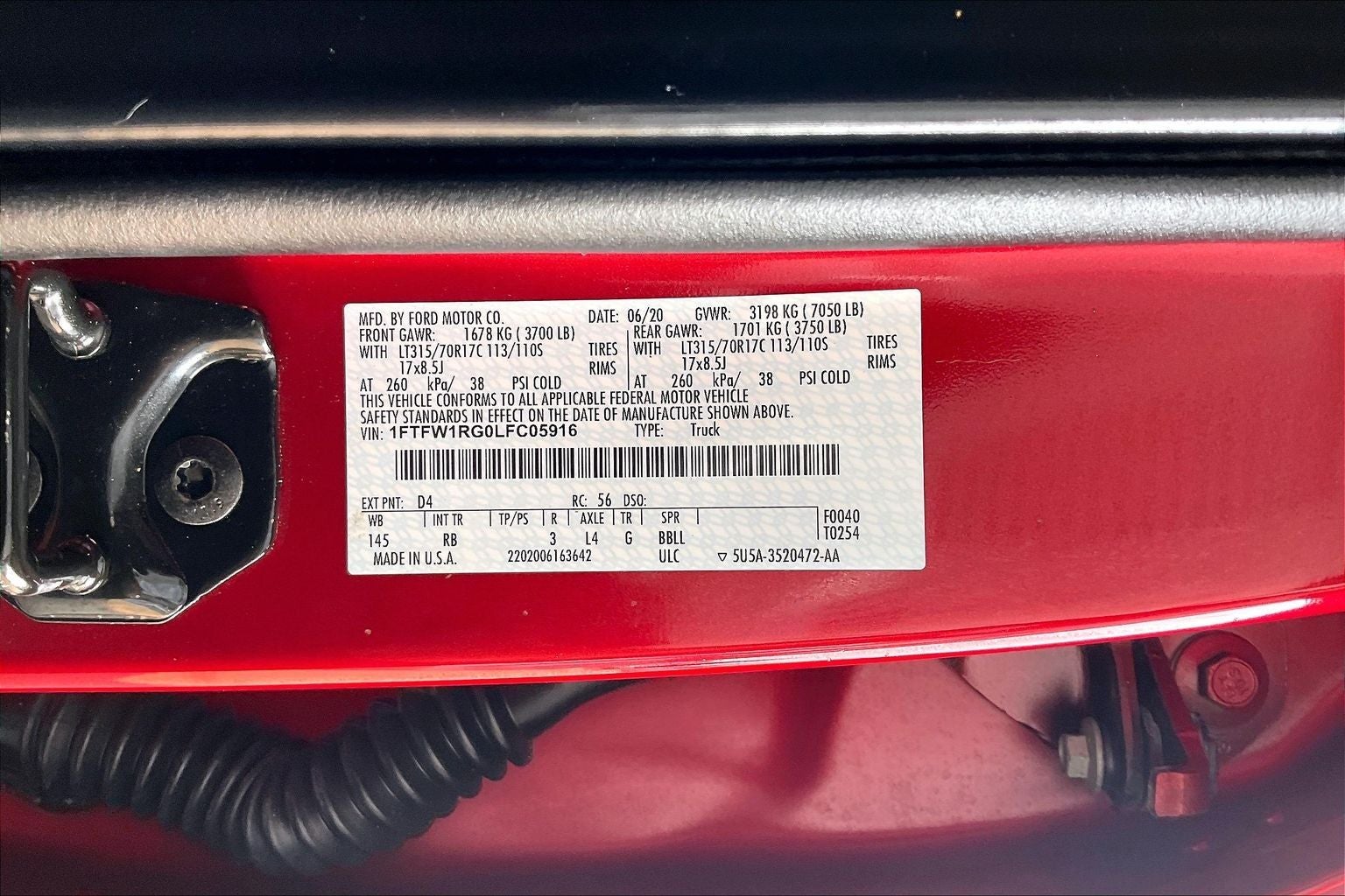 2020 Ford F-150 Raptor