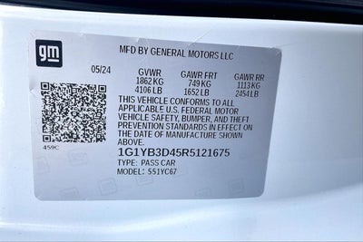 2024 Chevrolet Corvette Stingray 2LT
