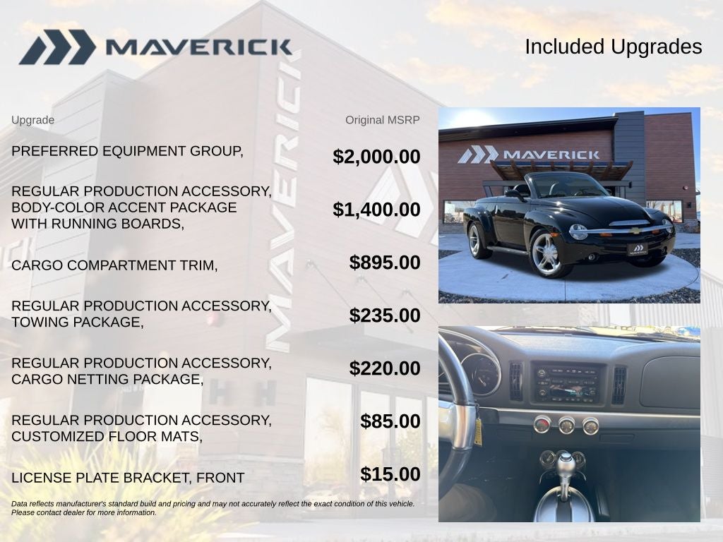 2005 Chevrolet SSR Base