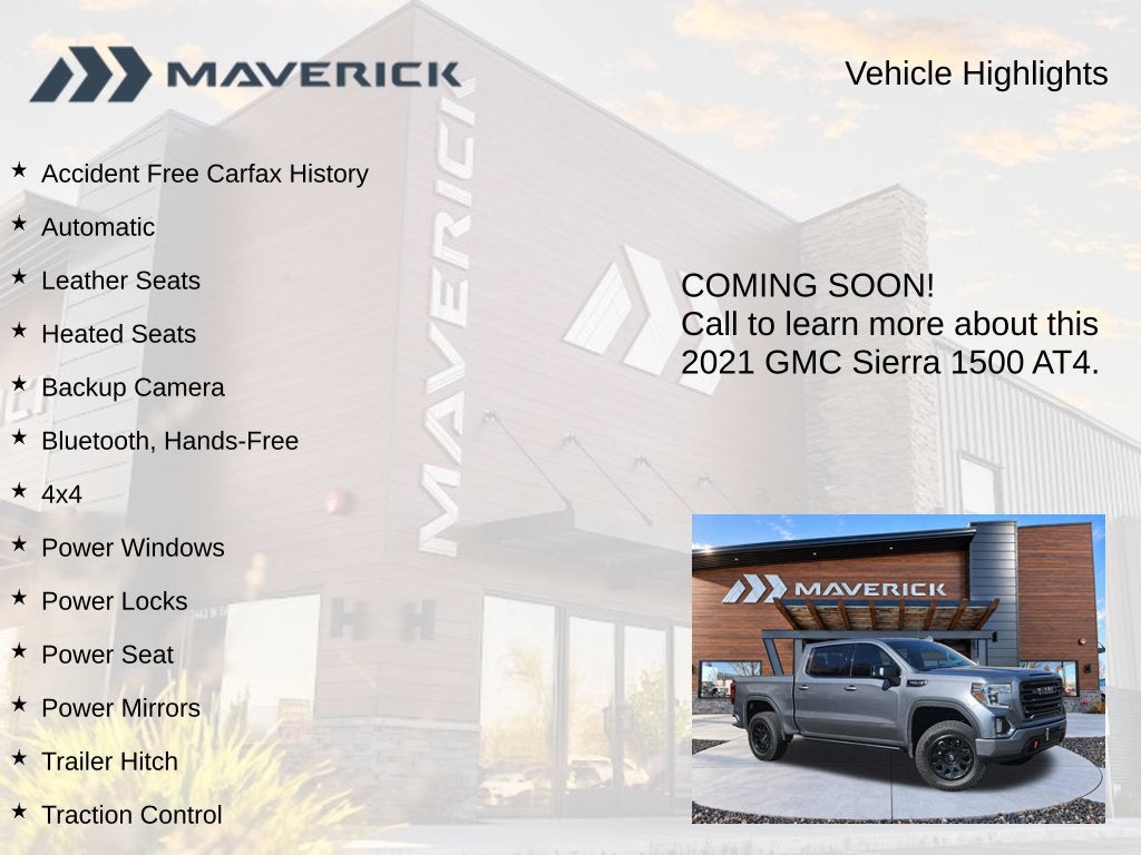2021 GMC Sierra 1500 AT4