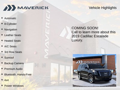 2019 Cadillac Escalade Luxury
