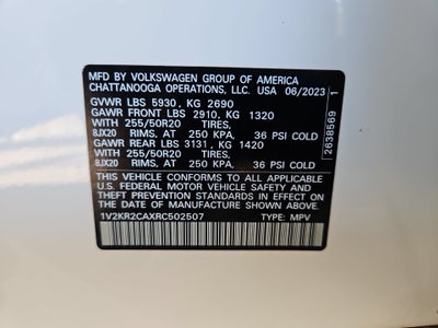 2024 Volkswagen Atlas 2.0T SE w/Technology