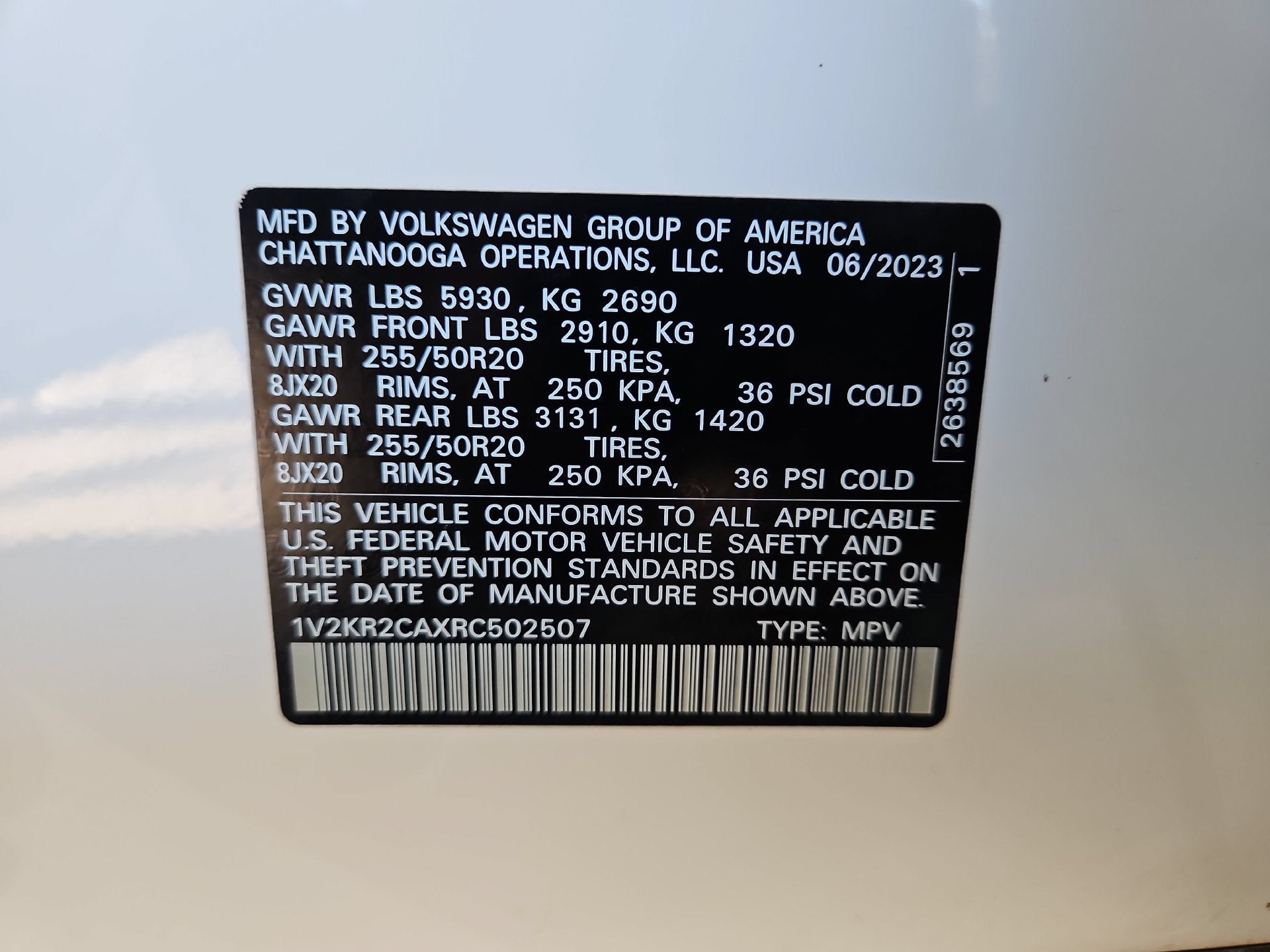 2024 Volkswagen Atlas 2.0T SE w/Technology