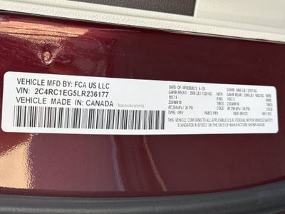 2020 Chrysler Pacifica Touring L Plus