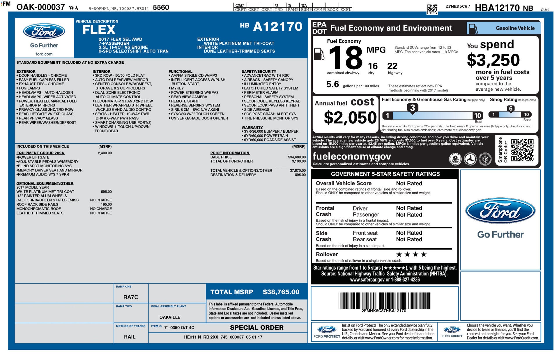 2017 Ford Flex SEL
