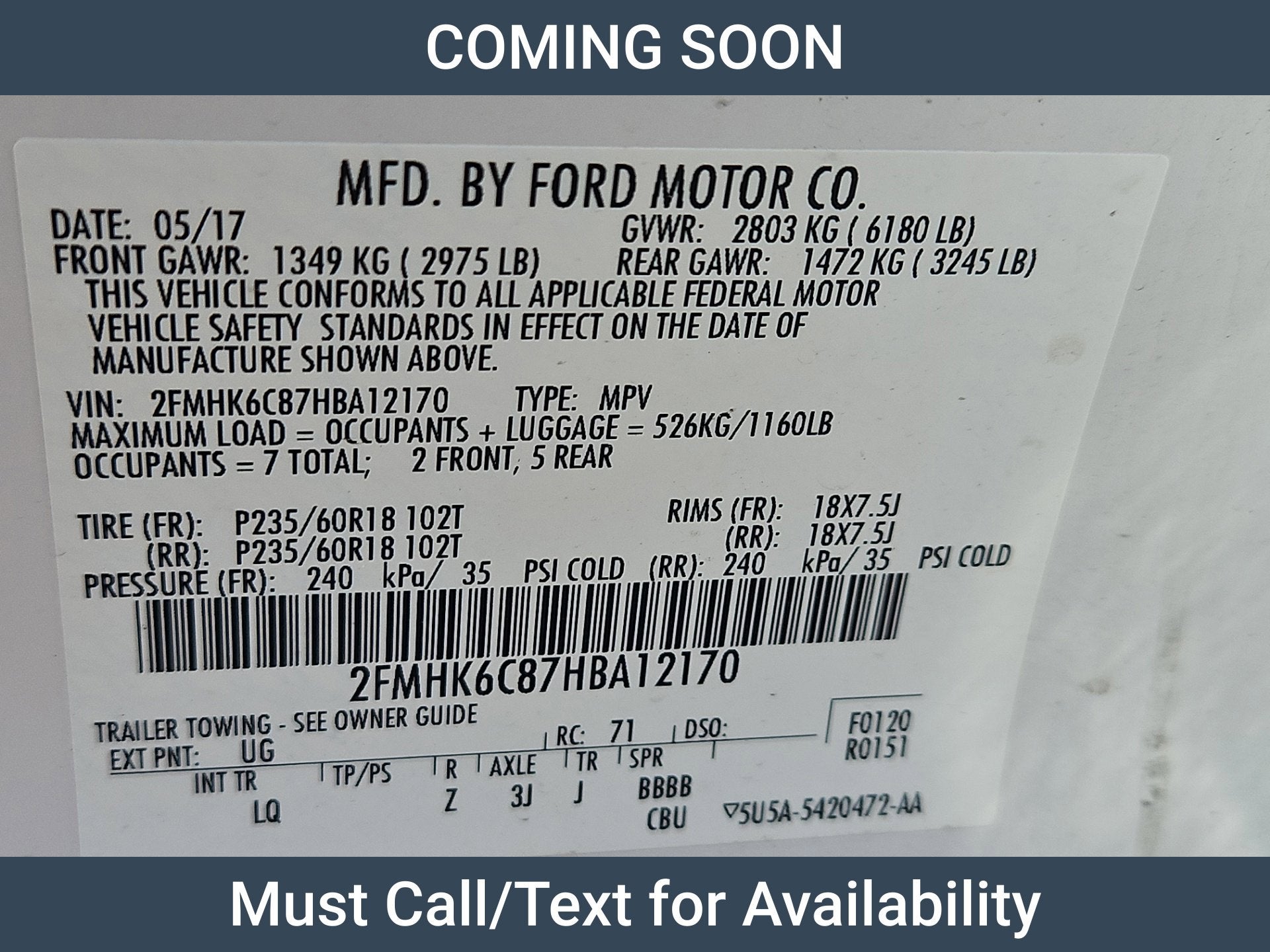 2017 Ford Flex SEL