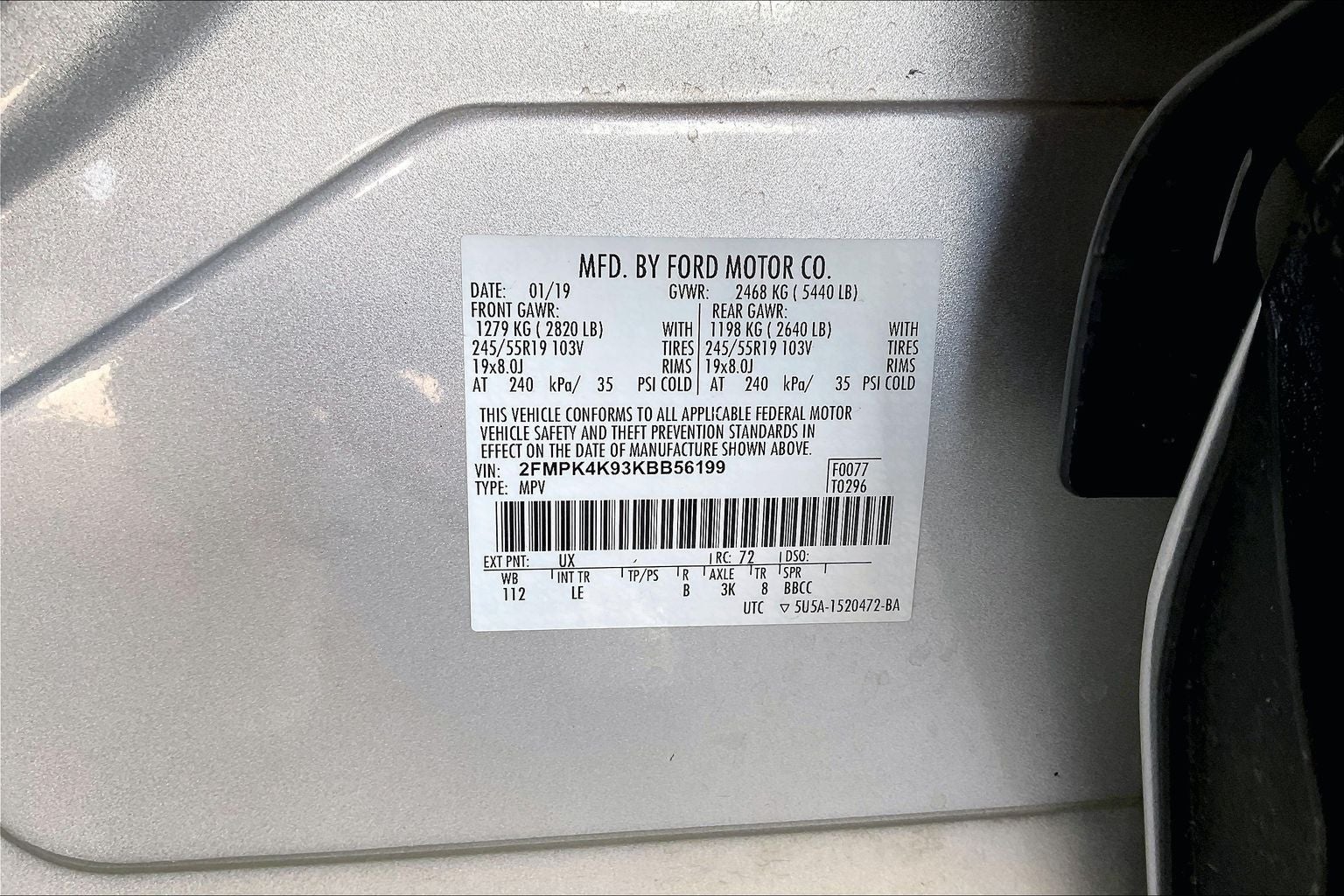 2019 Ford Edge Titanium