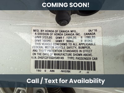 2016 Honda Civic LX