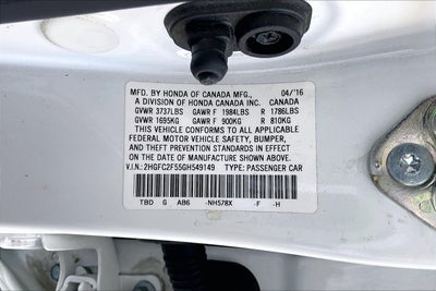 2016 Honda Civic LX