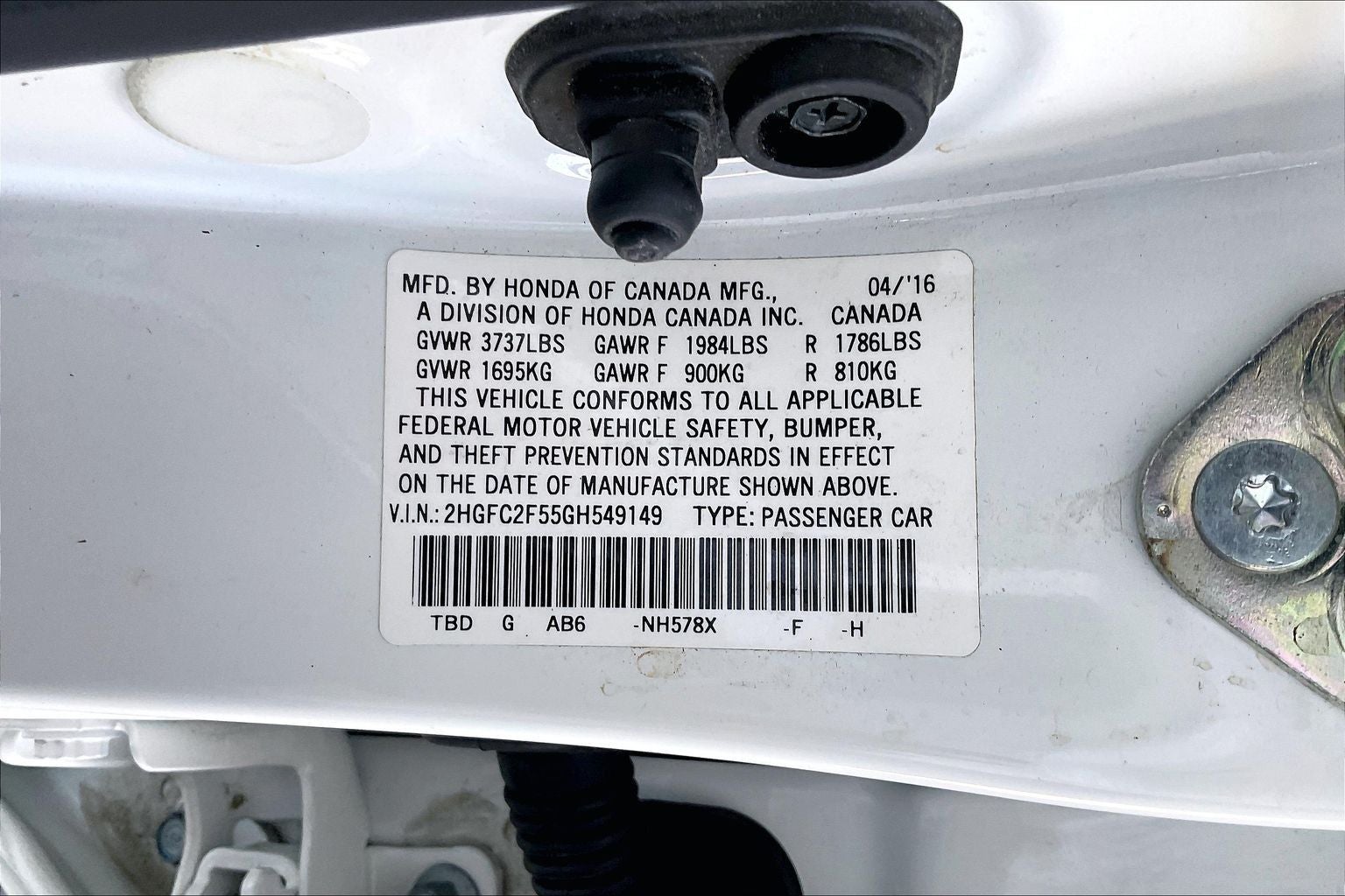 2016 Honda Civic LX