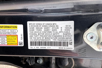 2025 Honda Civic Sport