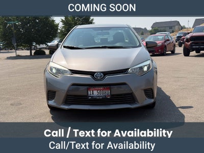 2016 Toyota Corolla LE