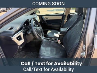 2016 Toyota Corolla LE