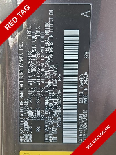 2009 Lexus RX 350