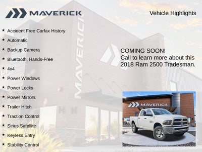 2018 RAM 2500 Tradesman