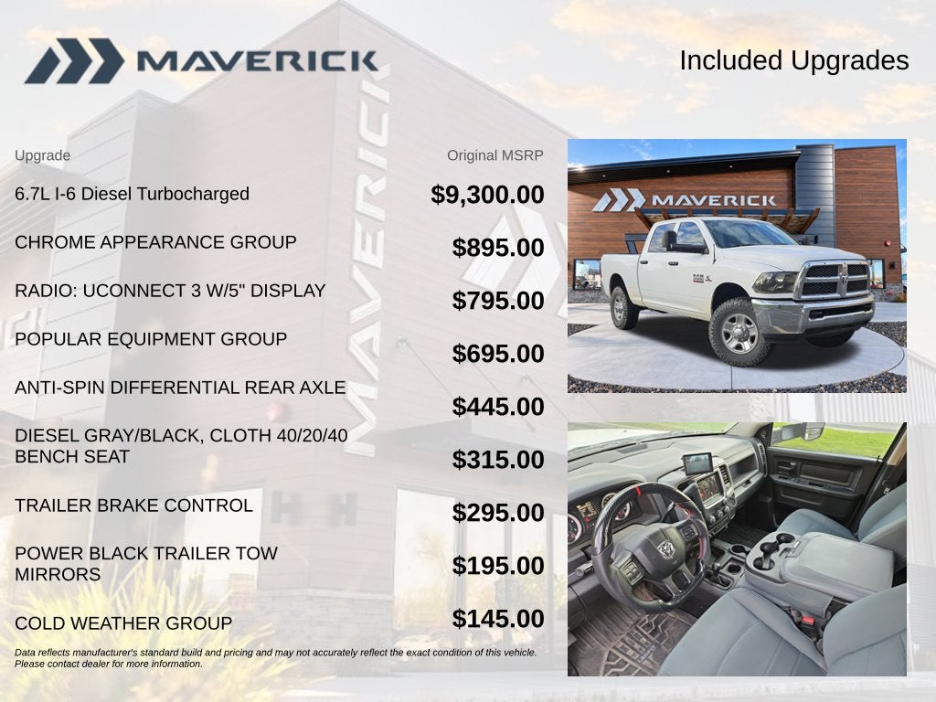 2018 RAM 2500 Tradesman