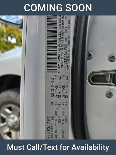 2018 RAM 2500 Tradesman
