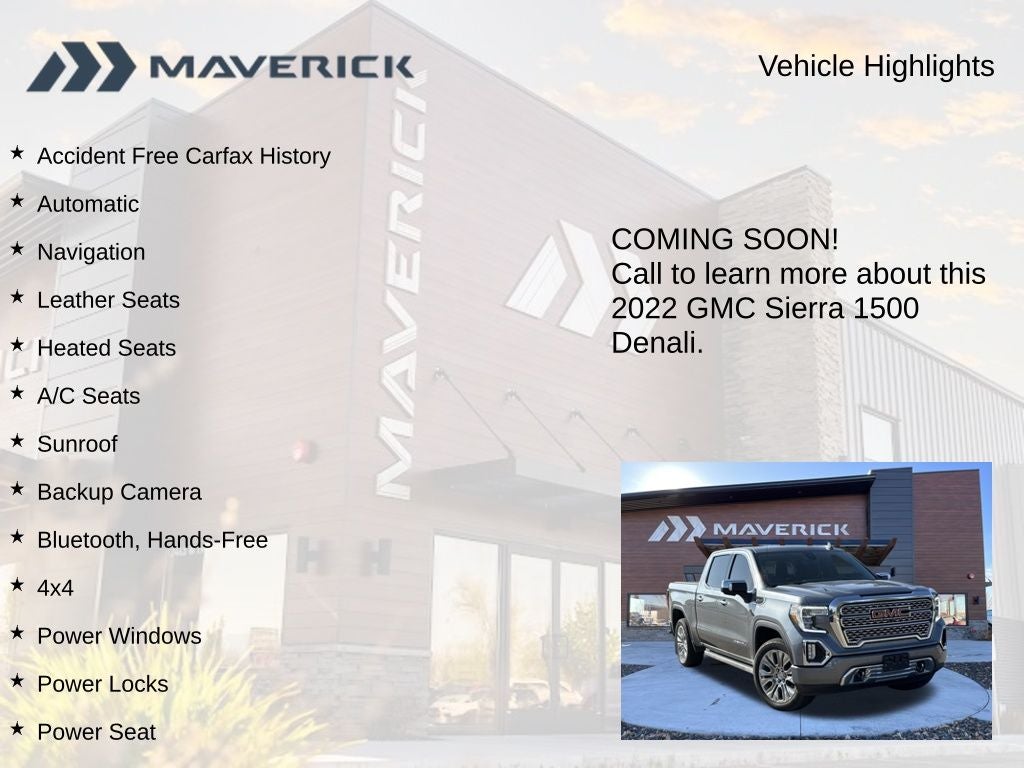 2022 GMC Sierra 1500 Limited Denali