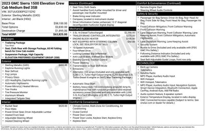 2023 GMC Sierra 1500 Elevation