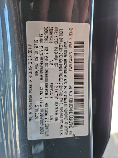 2022 Mazda Mazda CX-30 2.5 S Carbon Edition