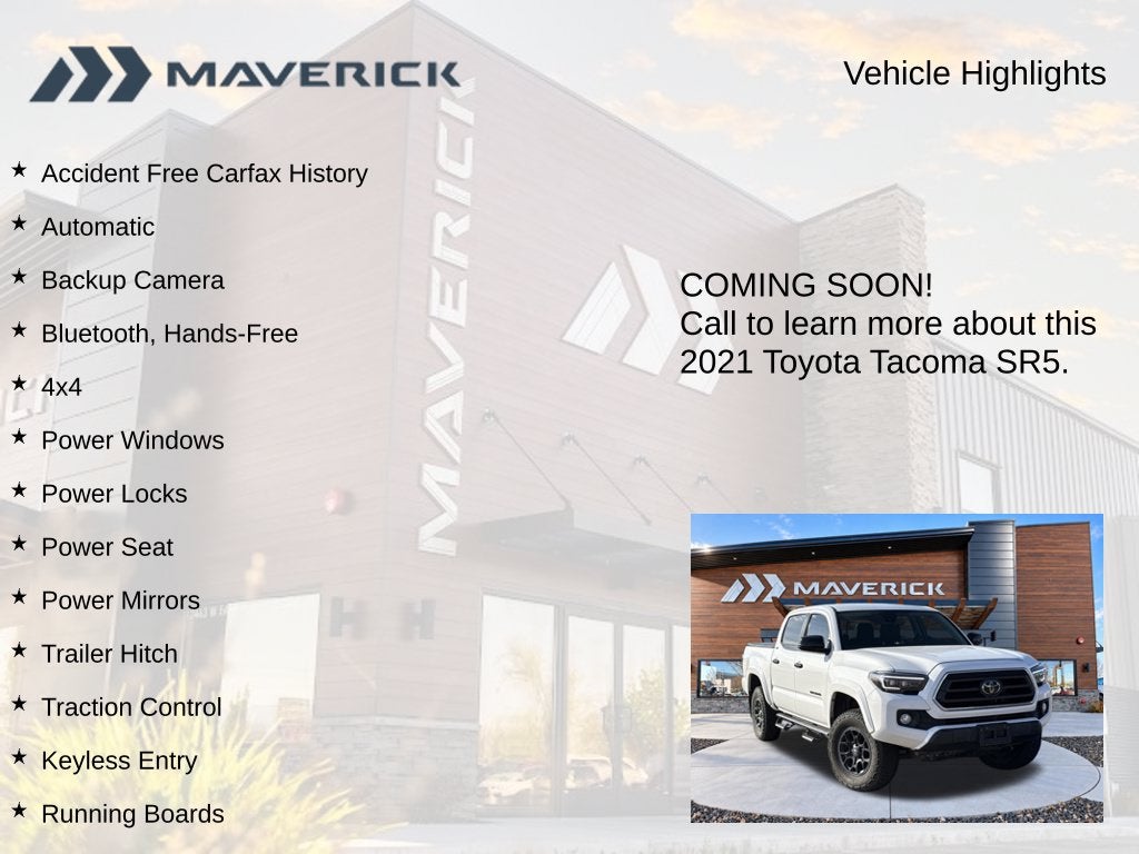 2021 Toyota Tacoma SR5 V6