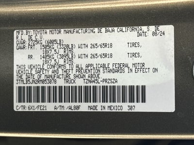 2024 Toyota Tacoma TRD Sport