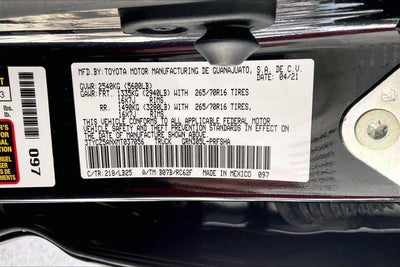 2021 Toyota Tacoma TRD Pro V6
