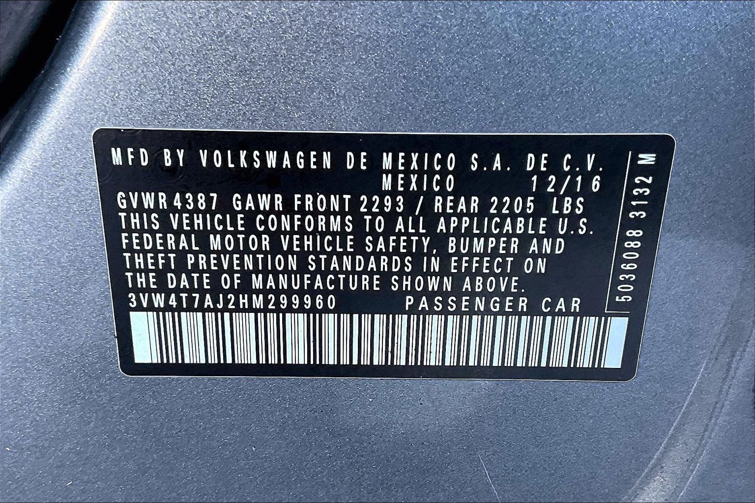 2017 Volkswagen Jetta GLI