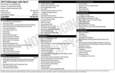 2015 Volkswagen Jetta 1.8T Sport
