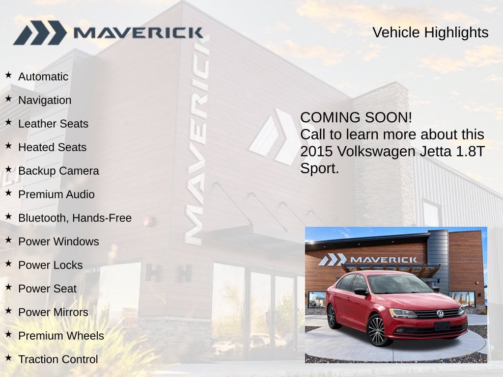 2015 Volkswagen Jetta 1.8T Sport