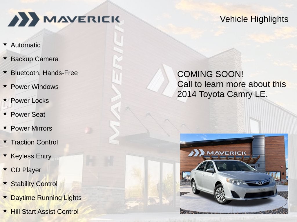 2014 Toyota Camry LE