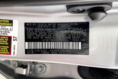 2022 Toyota Camry SE
