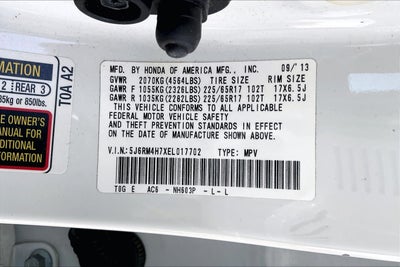 2014 Honda CR-V EX-L