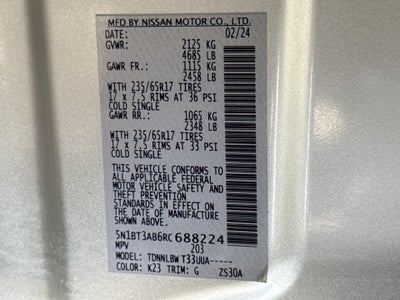 2024 Nissan Rogue S