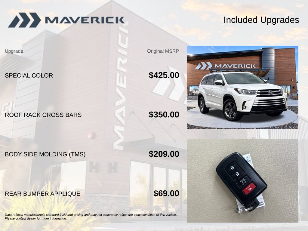 2019 Toyota Highlander Hybrid Limited Platinum