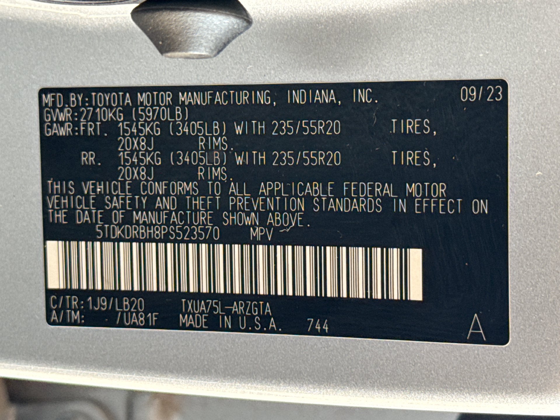 2023 Toyota Highlander Limited
