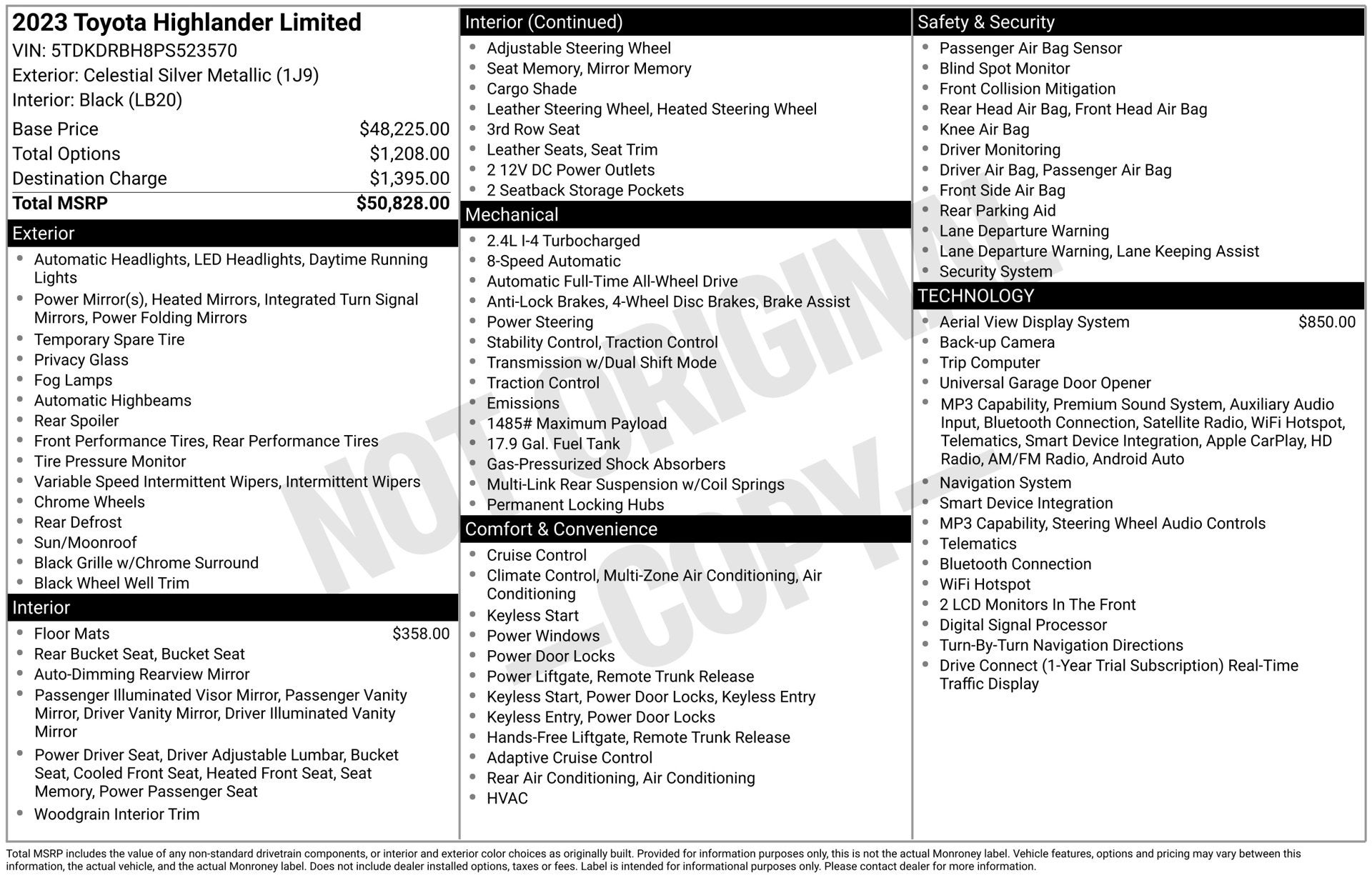 2023 Toyota Highlander Limited