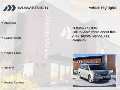 2017 Toyota Sienna XLE Premium 8 Passenger