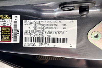 2017 Toyota Tundra Limited