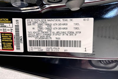 2023 Toyota Tundra Limited