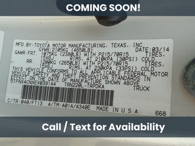 2014 Toyota Tacoma Base