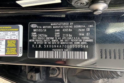 2014 Kia Optima EX