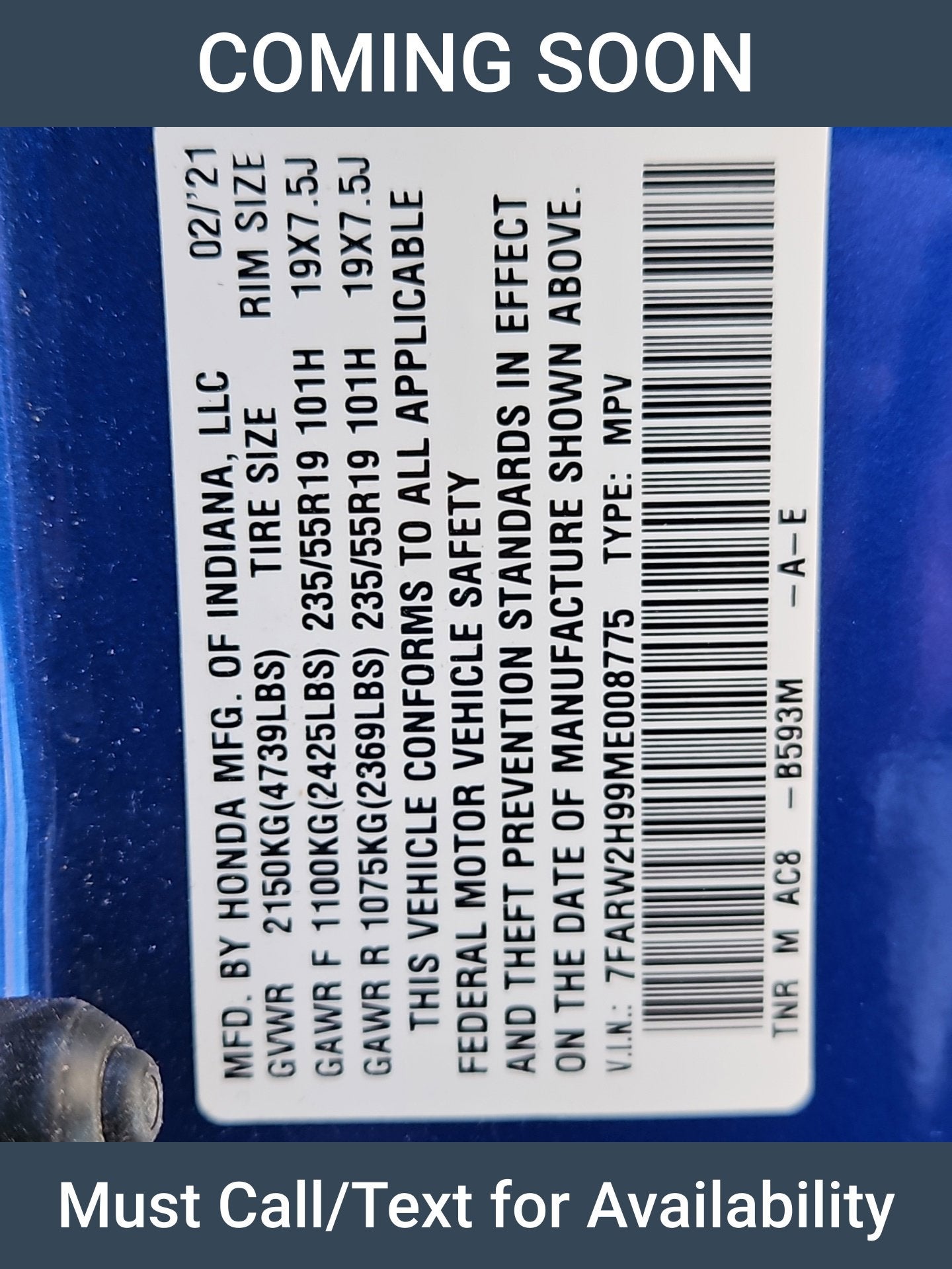 2021 Honda CR-V Touring