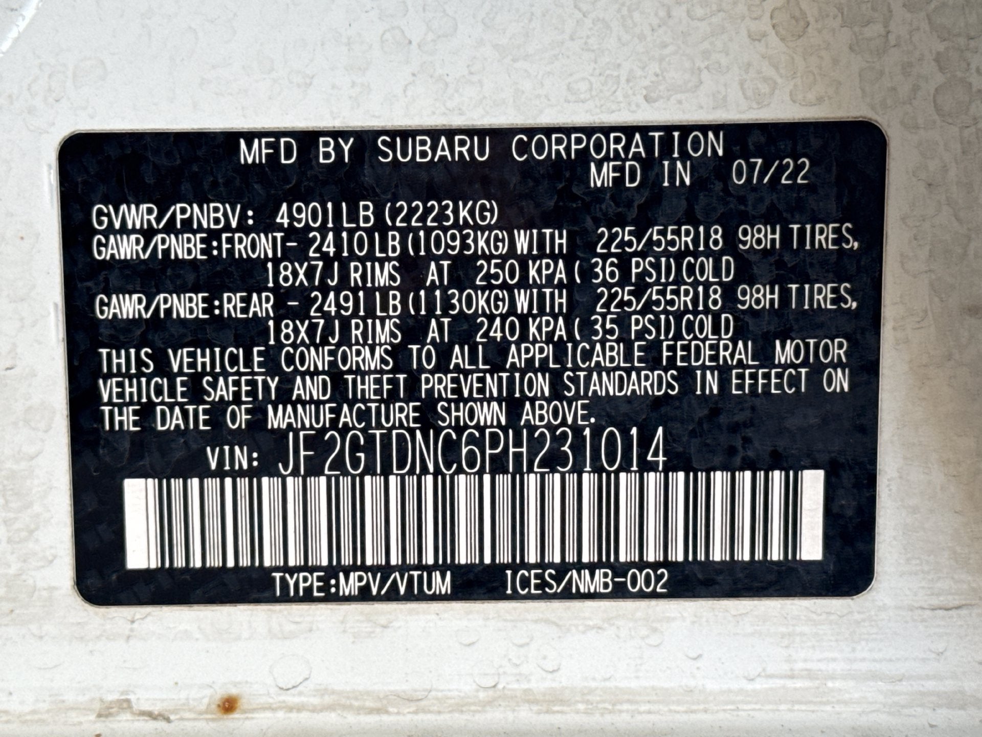 2023 Subaru Crosstrek Hybrid