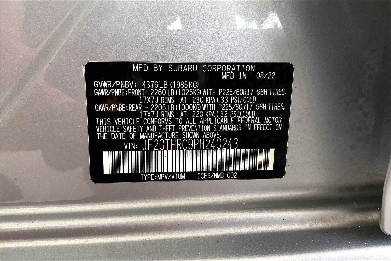2023 Subaru Crosstrek Sport