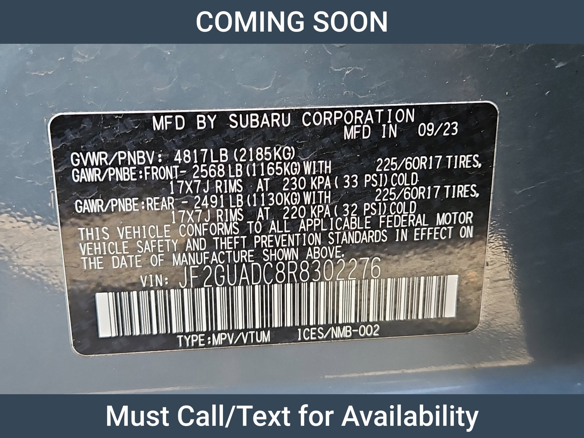 2024 Subaru Crosstrek Premium